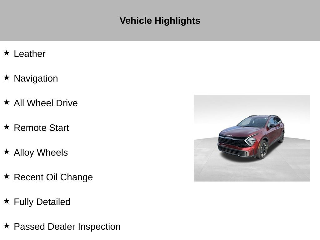 2023 Kia Sportage X-Line