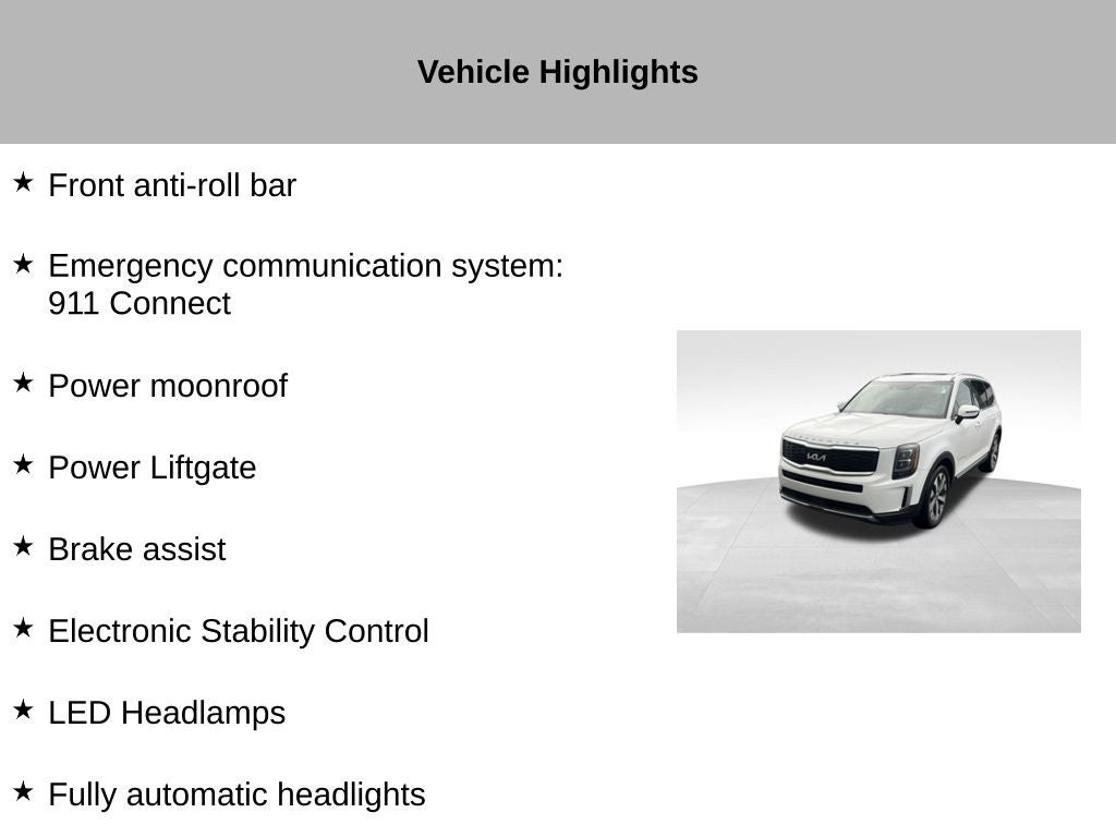 2022 Kia Telluride EX
