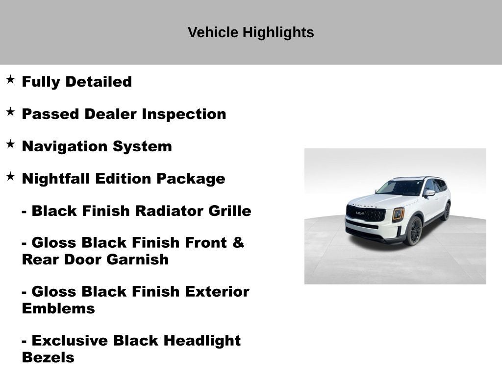 2022 Kia Telluride EX