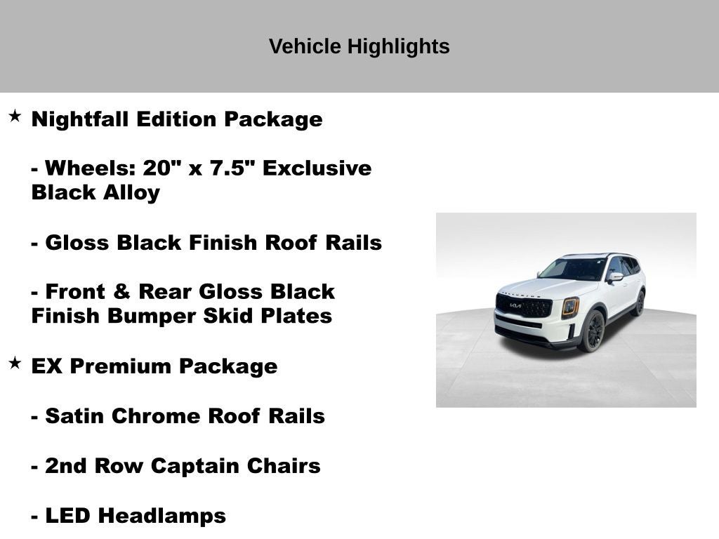 2022 Kia Telluride EX