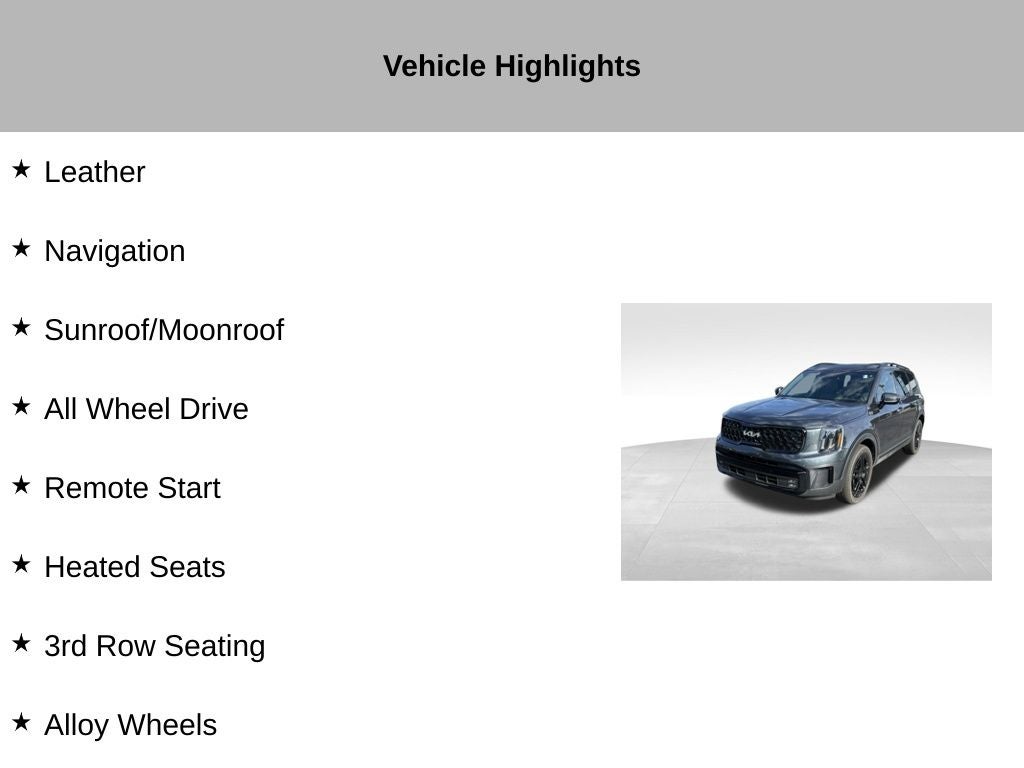 2024 Kia Telluride SX X-Line