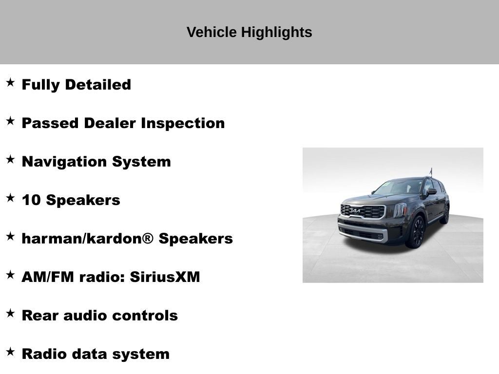 2023 Kia Telluride SX-Prestige