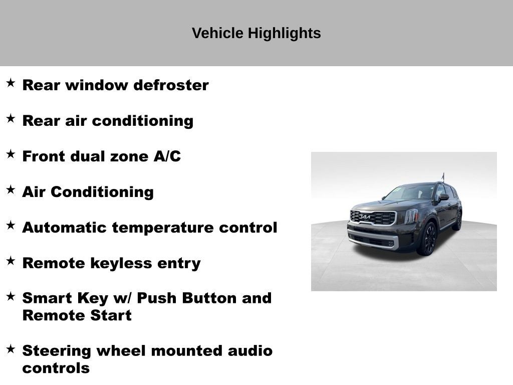 2023 Kia Telluride SX-Prestige