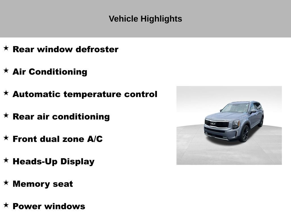 2022 Kia Telluride SX