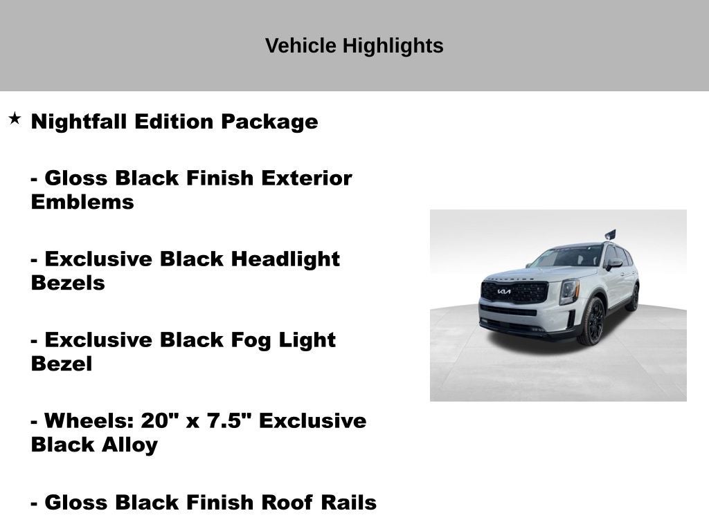 2022 Kia Telluride SX