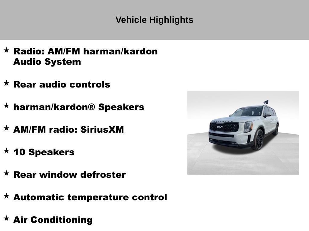 2022 Kia Telluride SX