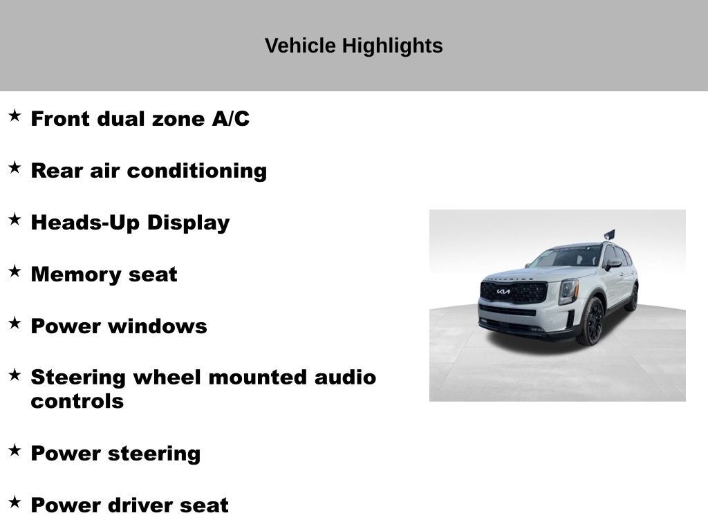 2022 Kia Telluride SX