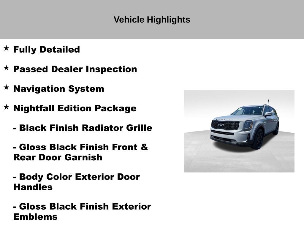 2022 Kia Telluride SX