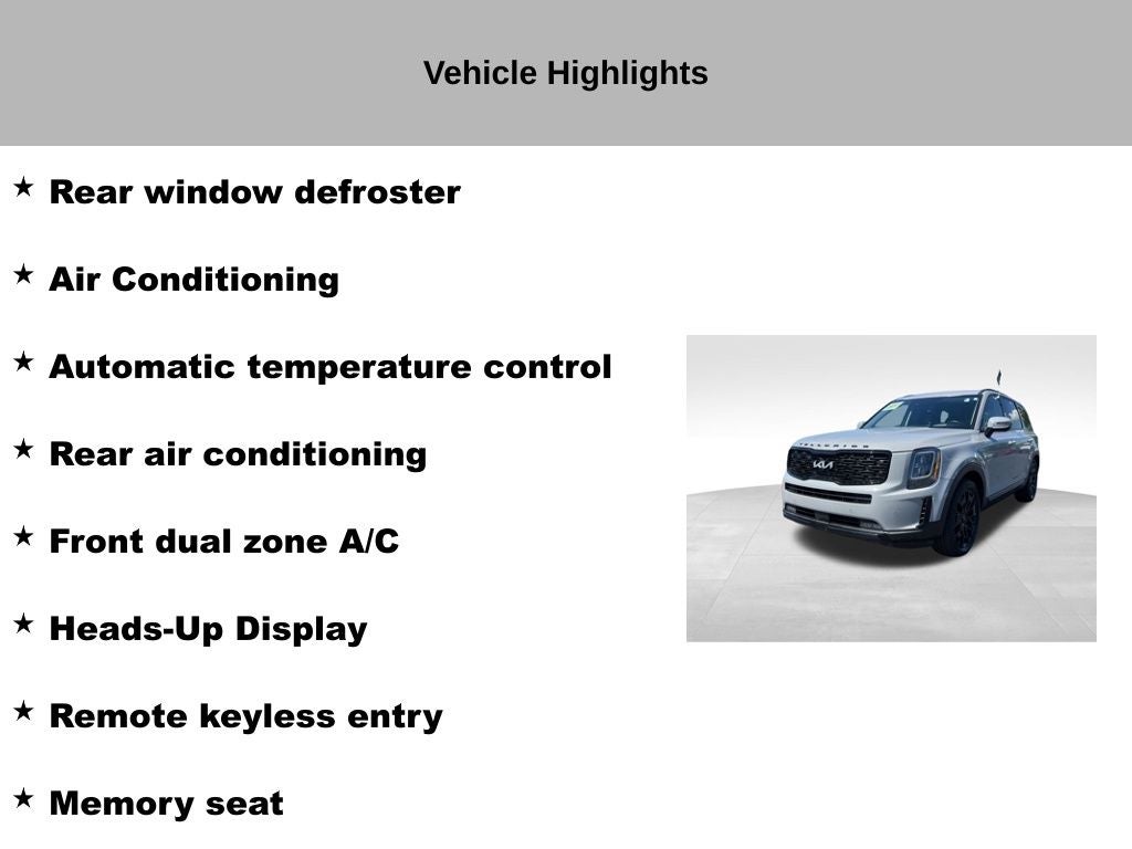 2022 Kia Telluride SX