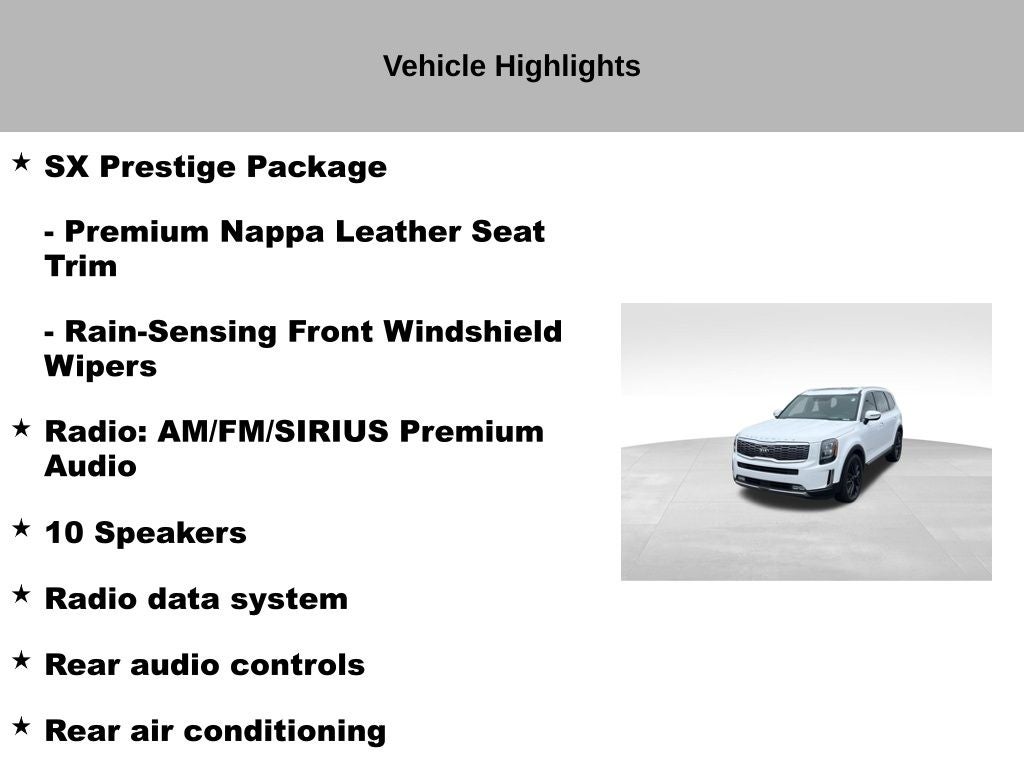 2021 Kia Telluride SX