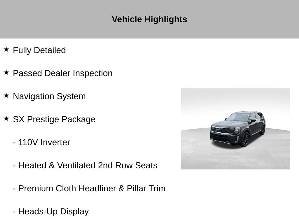 2021 Kia Telluride SX