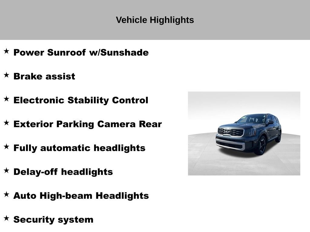 2023 Kia Telluride S