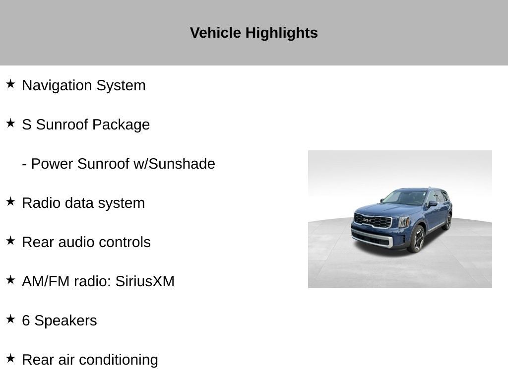 2024 Kia Telluride S