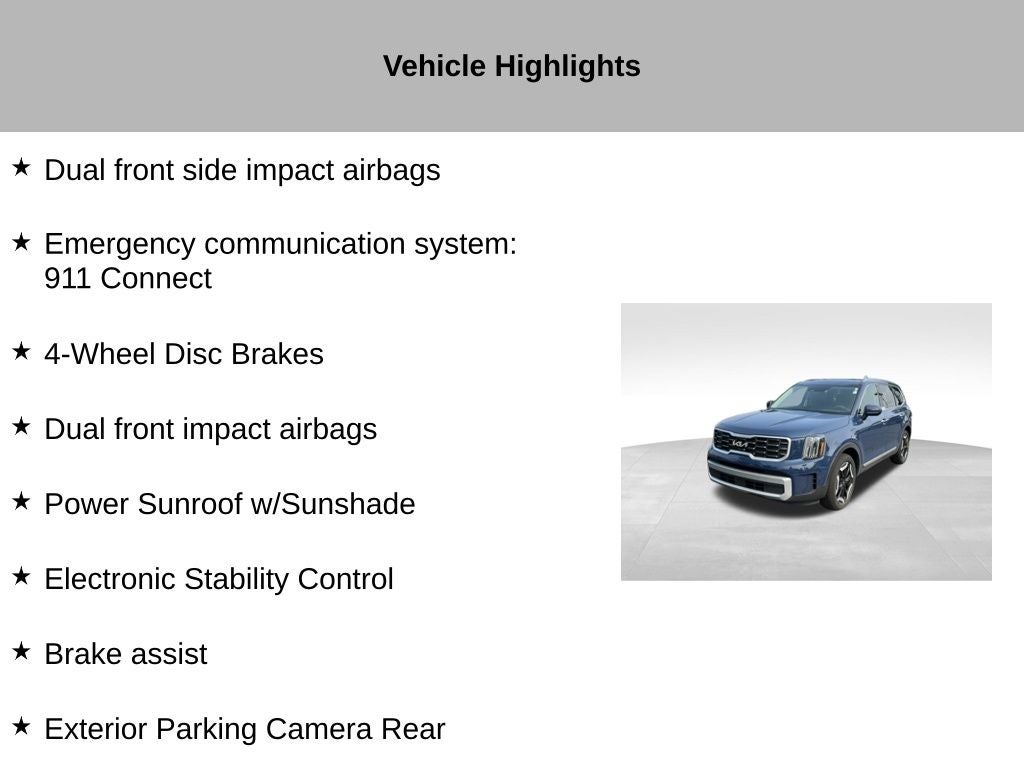 2024 Kia Telluride S