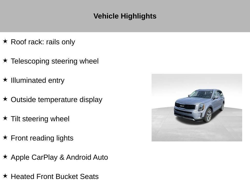 2022 Kia Telluride S