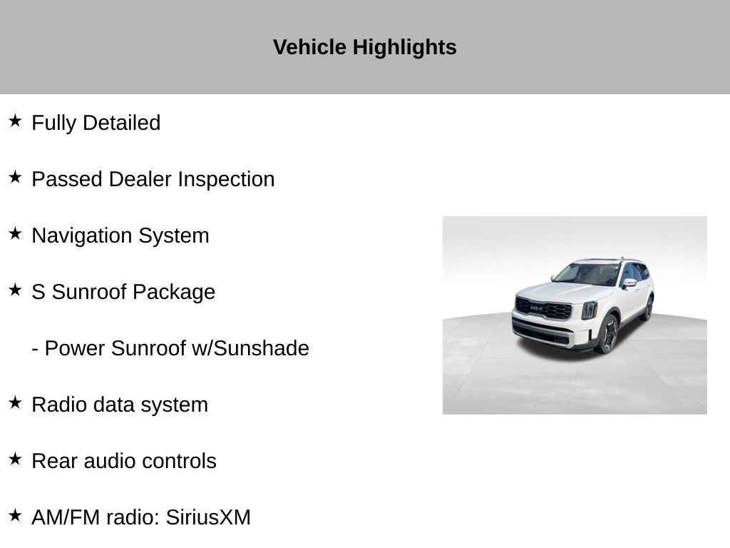 2024 Kia Telluride S