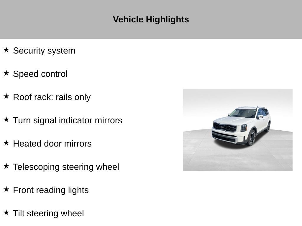 2024 Kia Telluride S