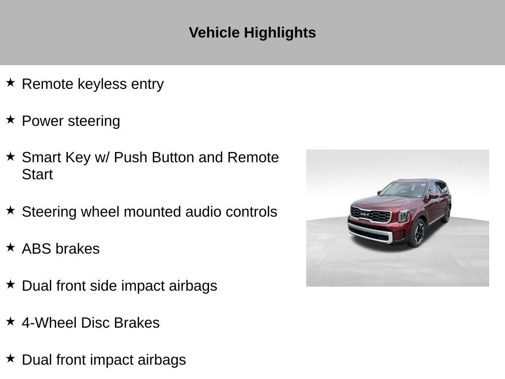 2024 Kia Telluride S