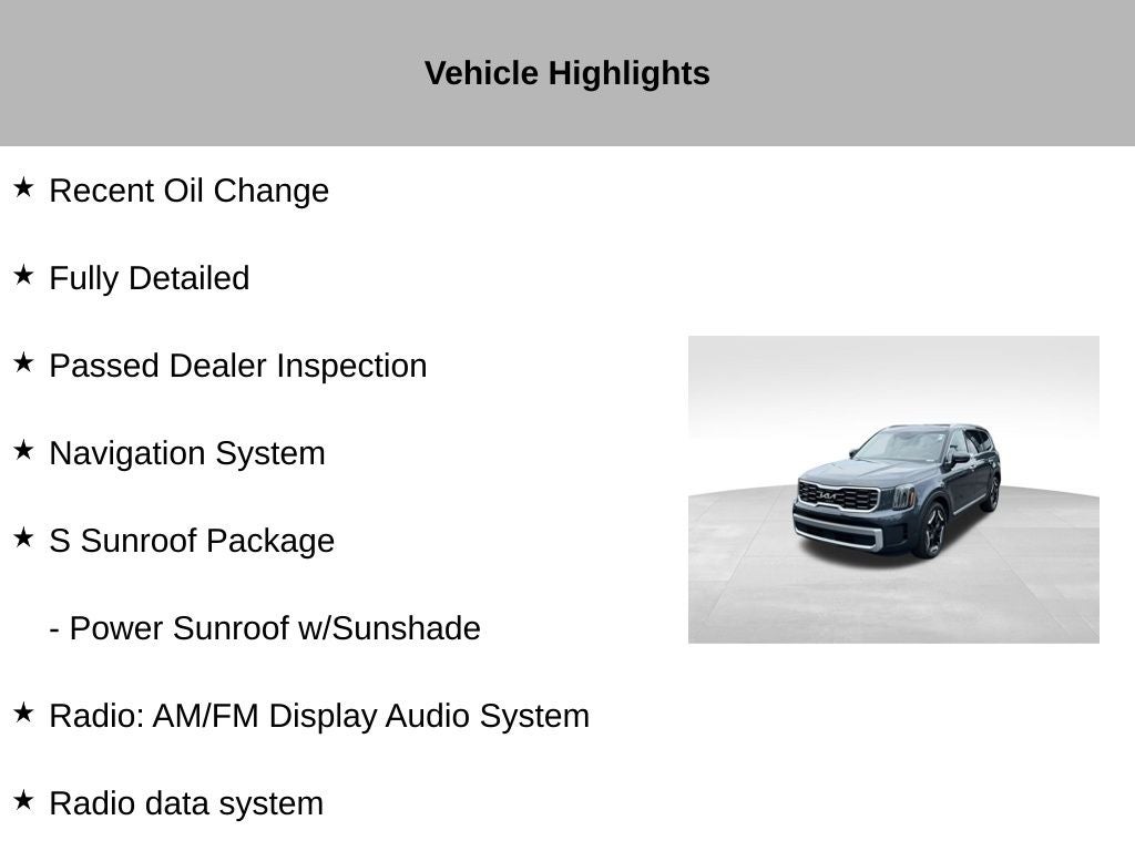 2024 Kia Telluride S