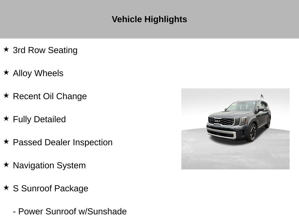 2024 Kia Telluride S