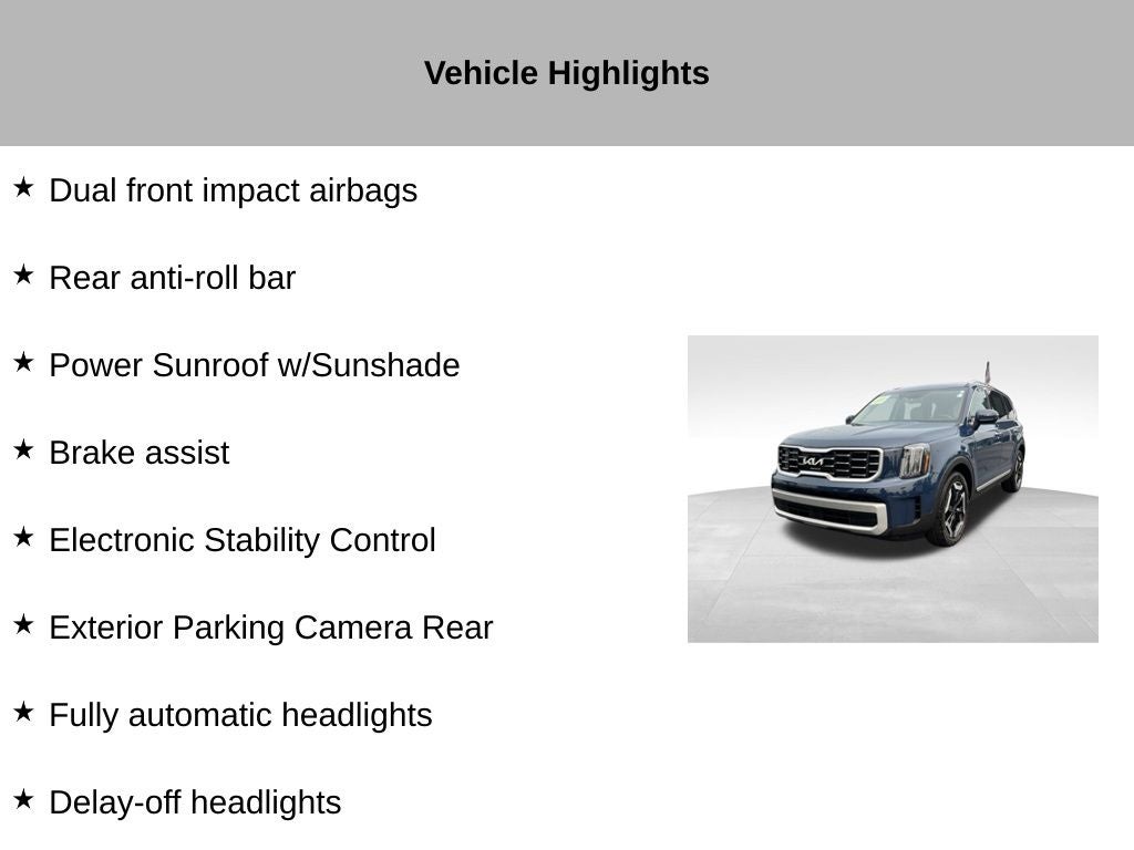 2024 Kia Telluride S