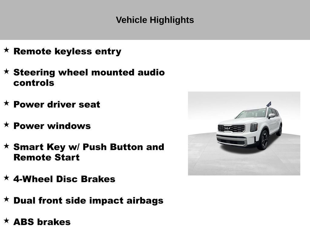 2023 Kia Telluride S