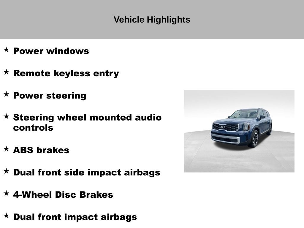 2024 Kia Telluride S