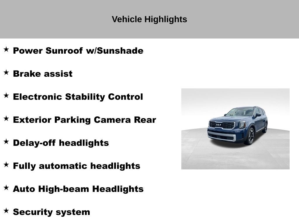 2024 Kia Telluride S