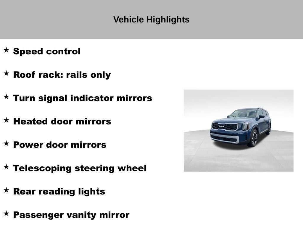 2024 Kia Telluride S