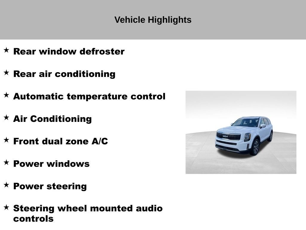 2022 Kia Telluride S