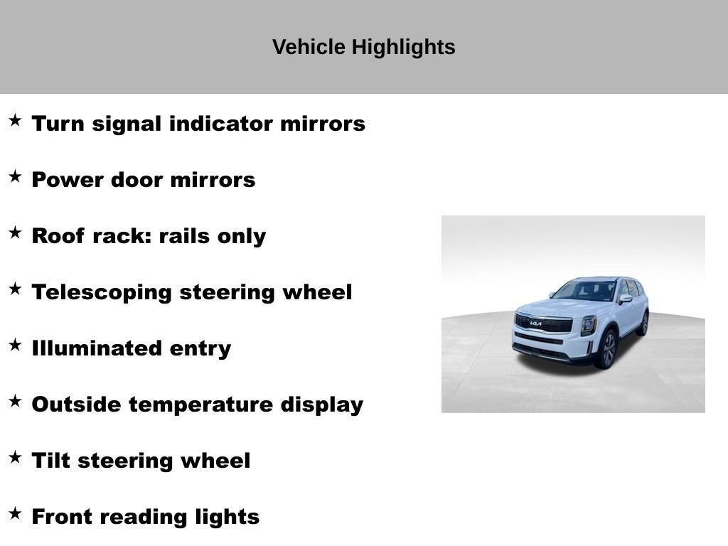 2022 Kia Telluride S