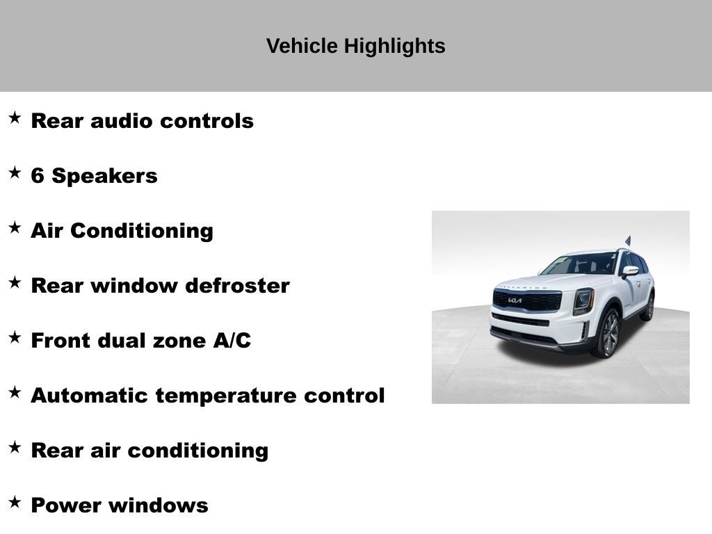 2022 Kia Telluride S
