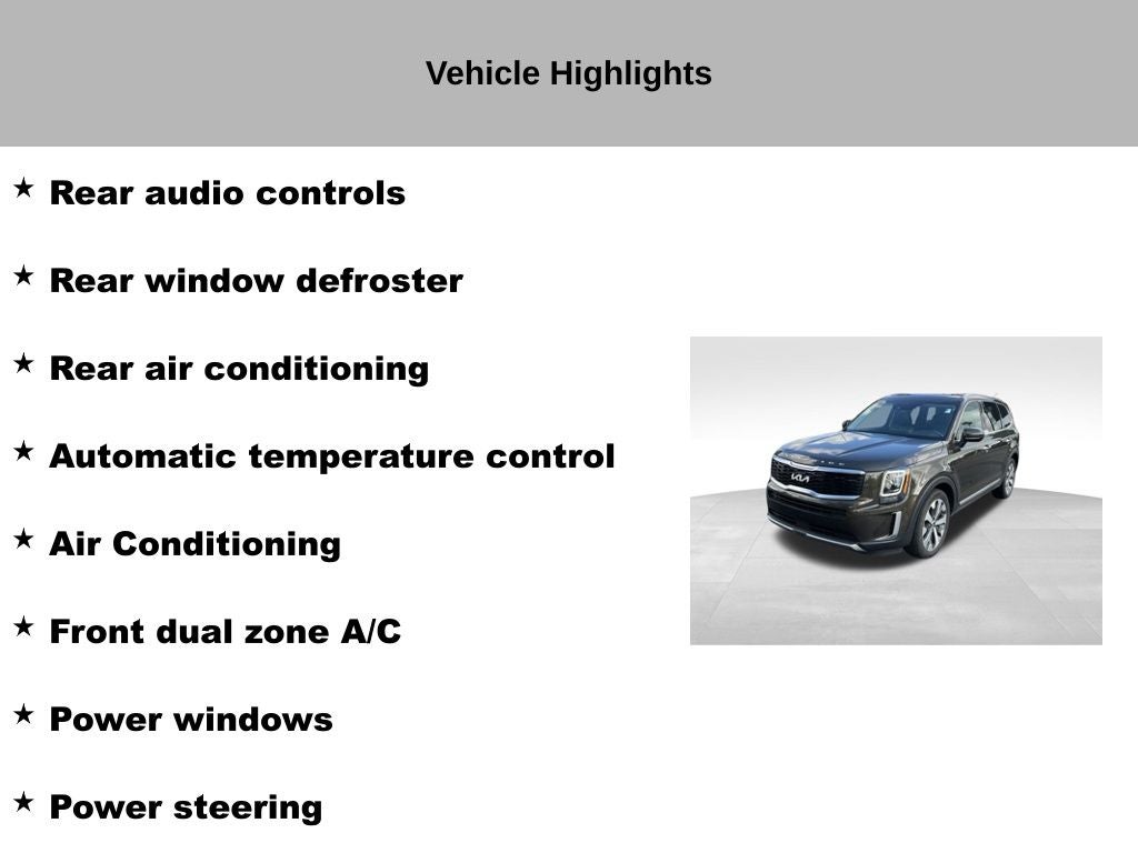 2022 Kia Telluride S