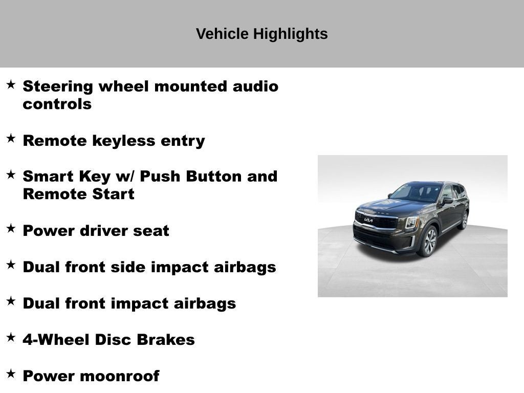2022 Kia Telluride S