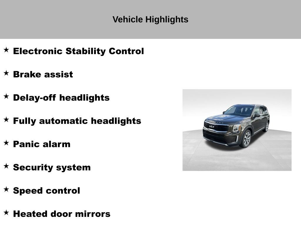 2022 Kia Telluride S