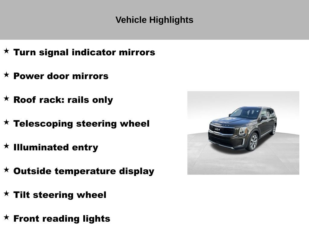 2022 Kia Telluride S