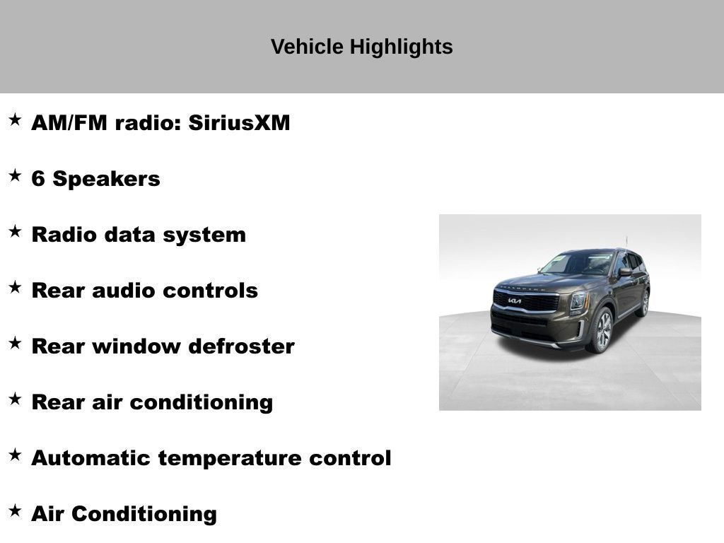 2022 Kia Telluride S