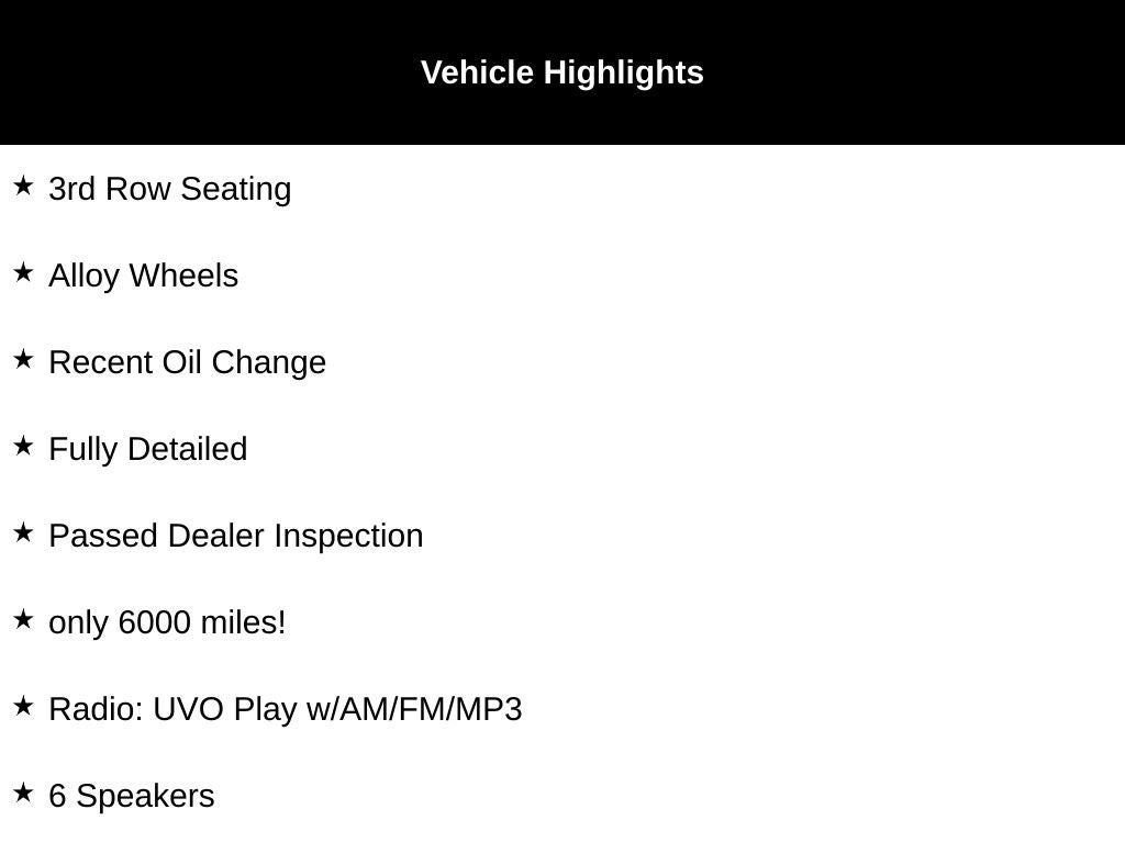 2019 Kia Sorento S