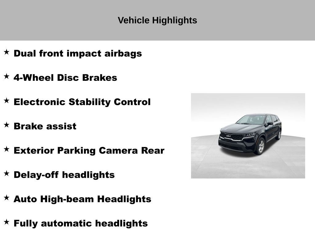 2022 Kia Sorento LX
