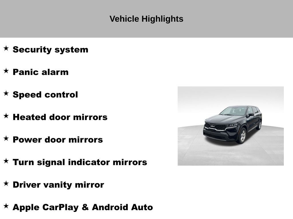 2022 Kia Sorento LX