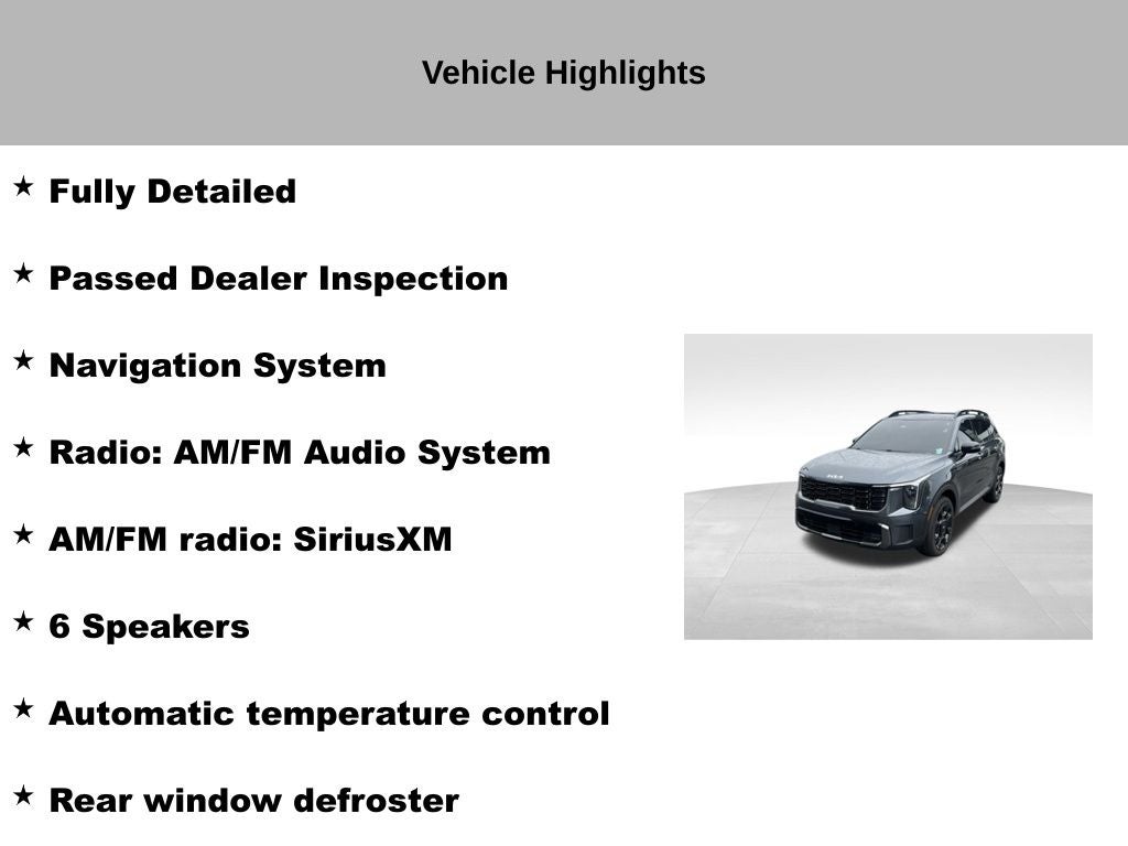 2024 Kia Sorento X-Line EX