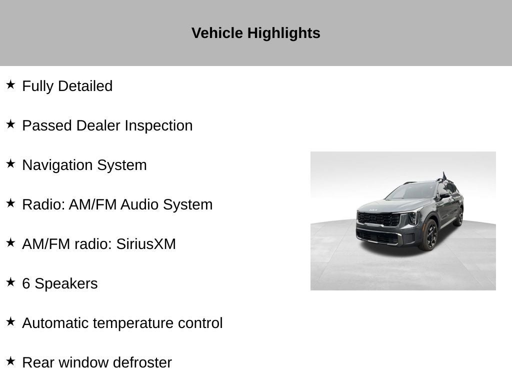 2024 Kia Sorento X-Line EX