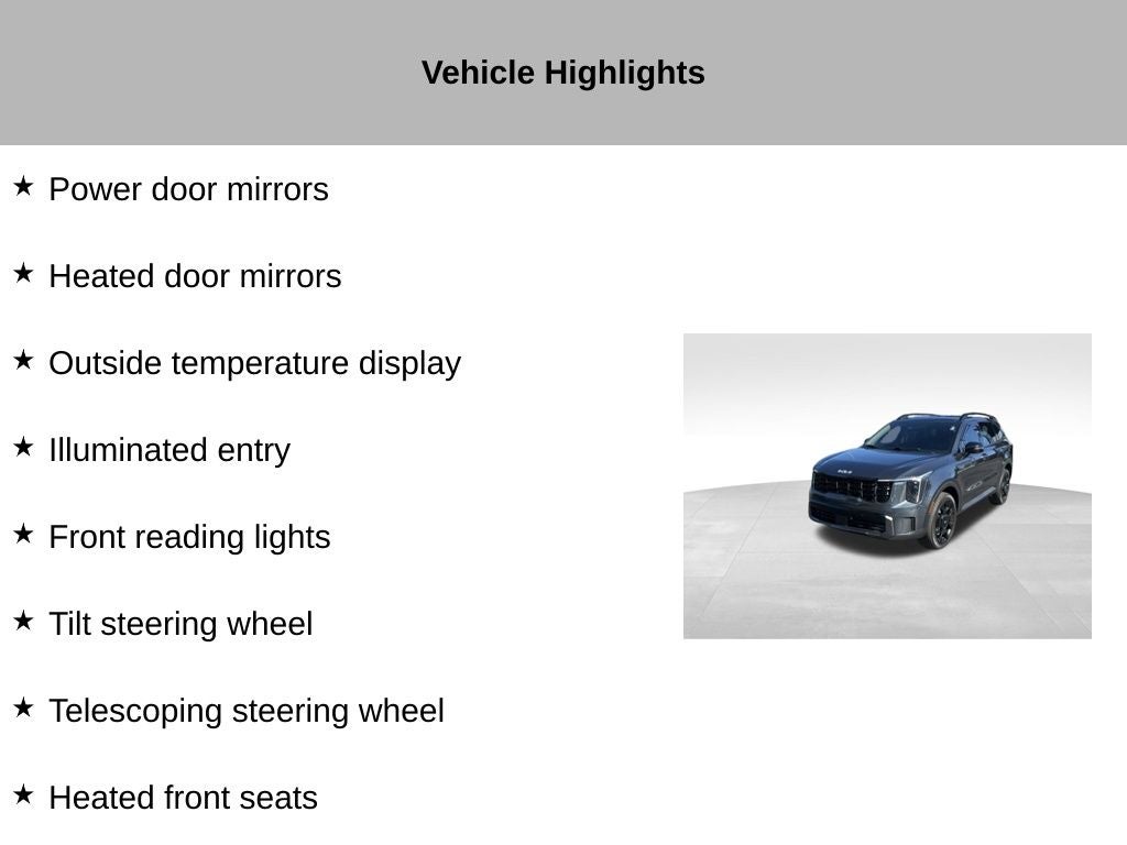 2024 Kia Sorento X-Line EX