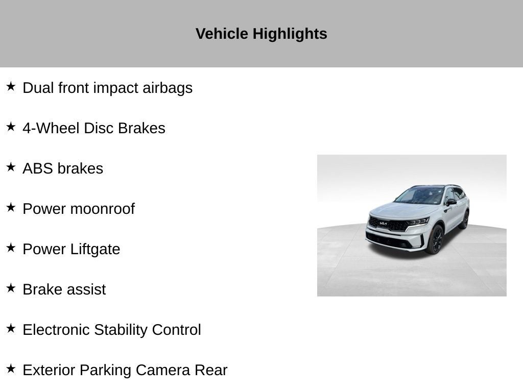 2023 Kia Sorento SX