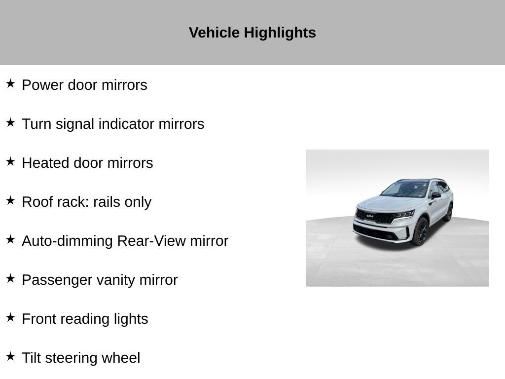 2023 Kia Sorento SX