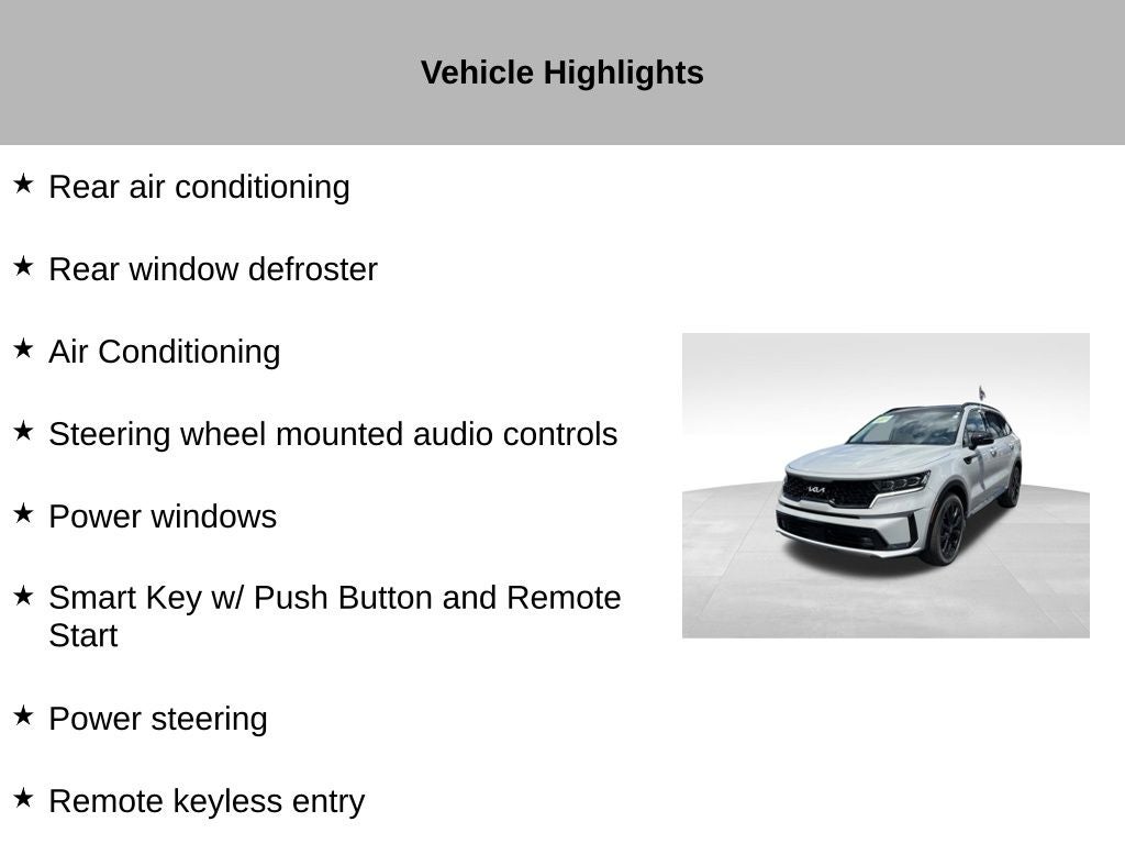 2023 Kia Sorento SX