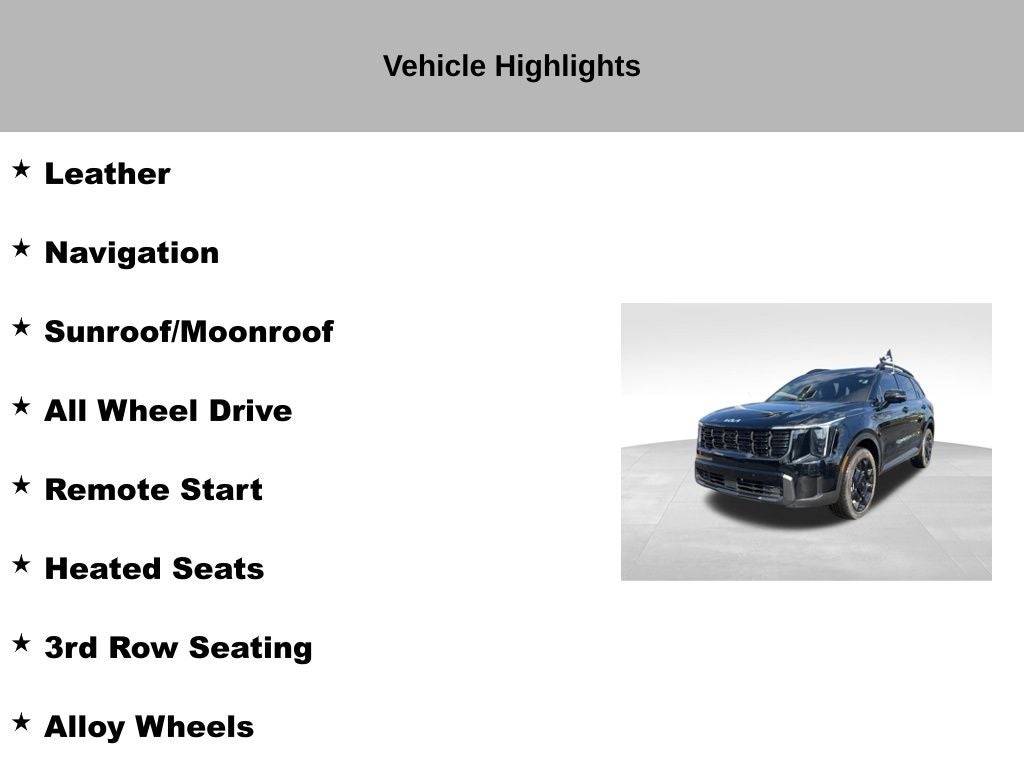 2024 Kia Sorento X-Line SX