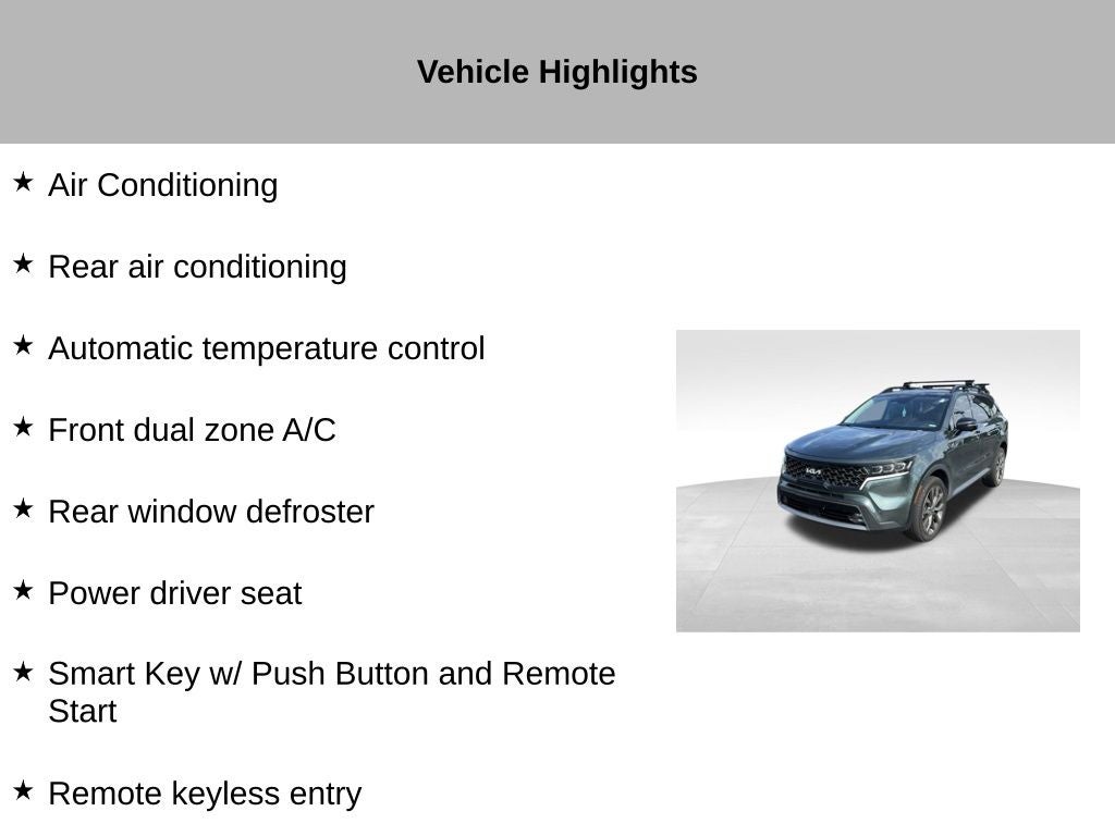 2022 Kia Sorento X-Line SX Prestige