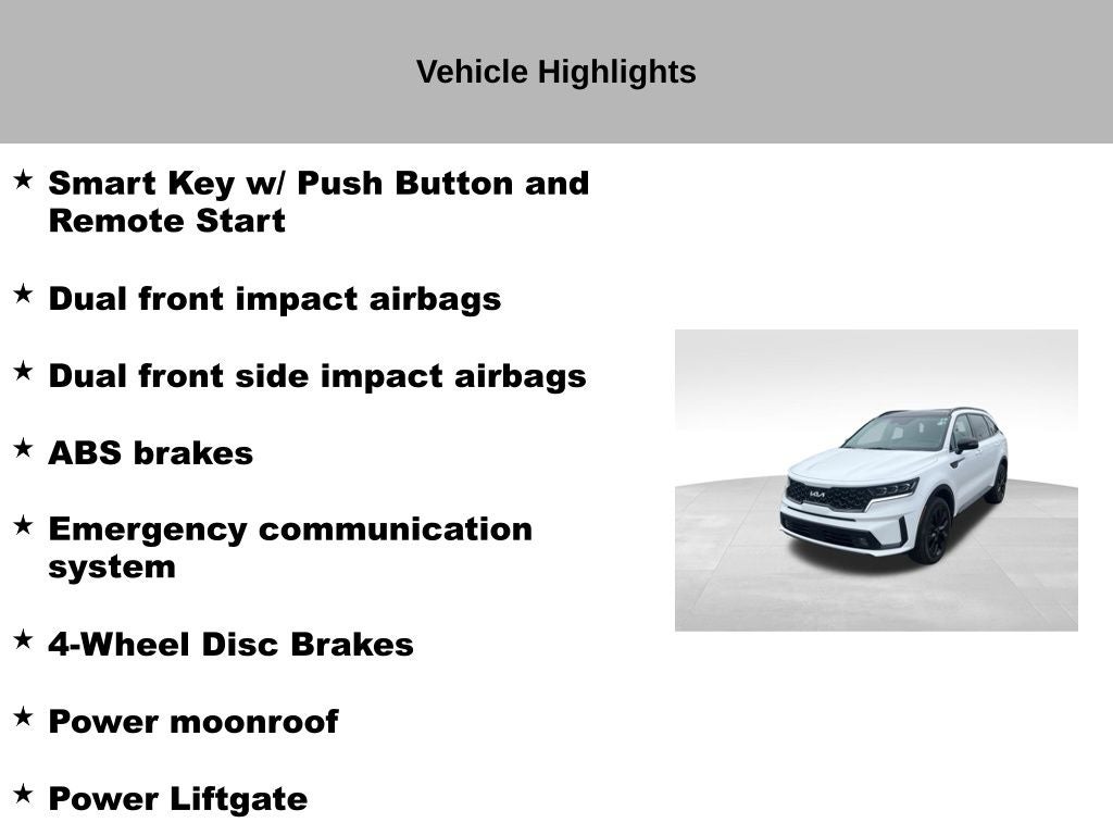 2023 Kia Sorento SX