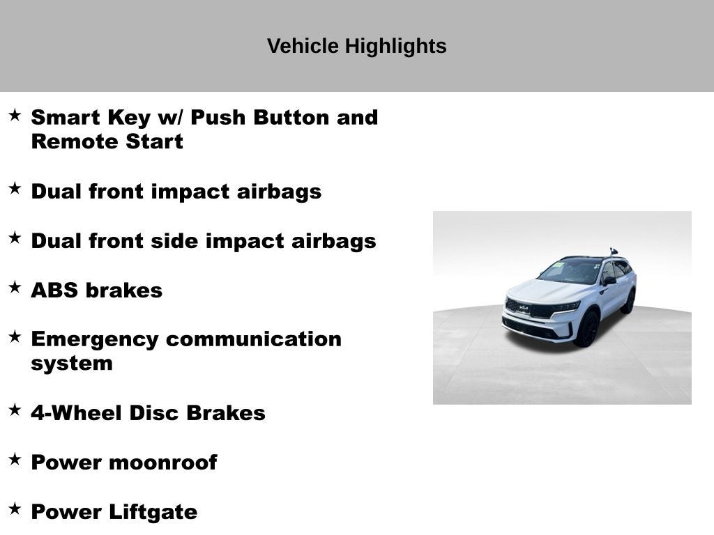 2023 Kia Sorento SX